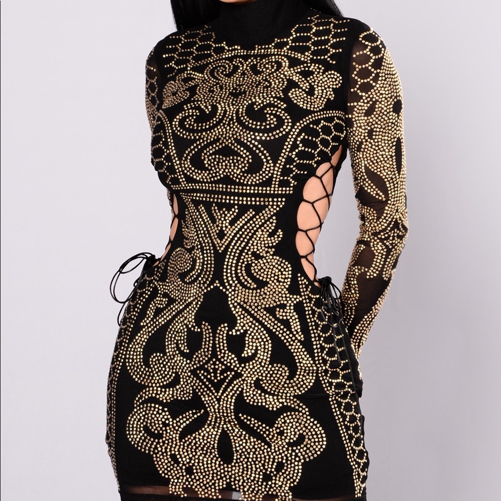 Dynasty Studded Dress